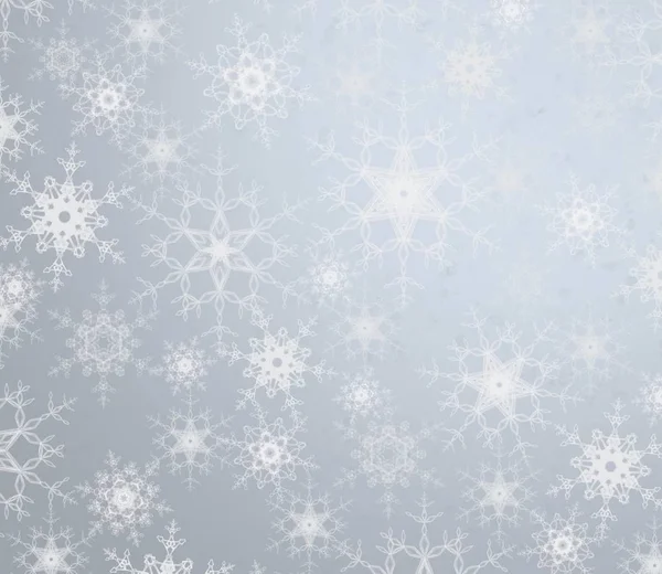 雪の結晶と抽象的な冬の壁紙 — ストック写真
