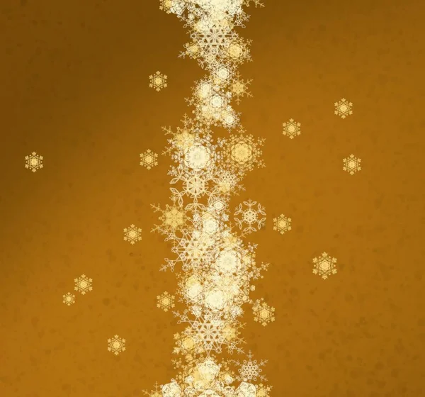 Abstrato Fundo Natal Com Flocos Neve Espaço Para Texto — Fotografia de Stock