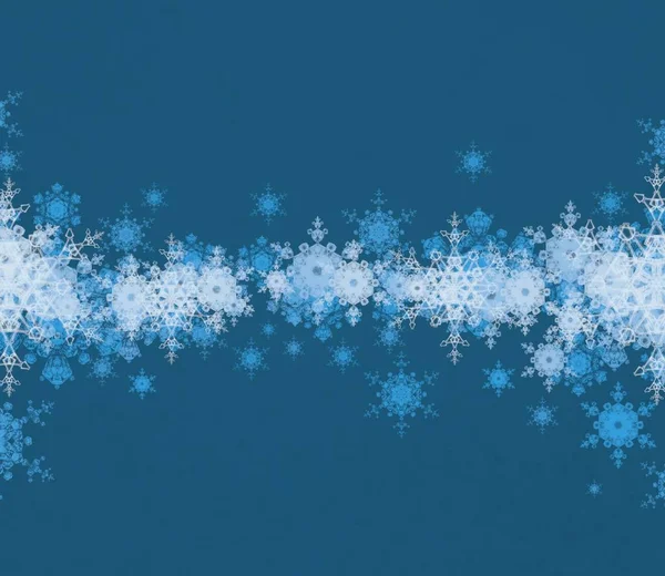 Abstracte Kerst Achtergrond Met Sneeuwvlokken Ruimte Voor Tekst — Stockfoto