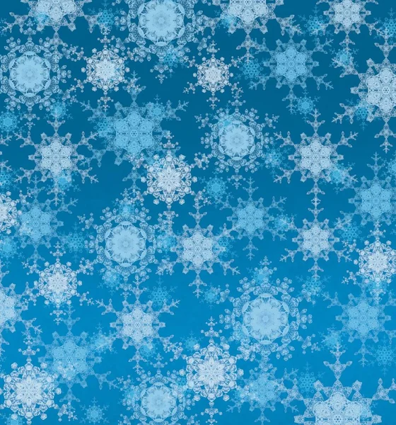 Fondo Navidad Abstracto Con Copos Nieve Espacio Para Texto — Foto de Stock