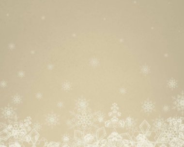 Kar taneleriyle soyut noel arkaplanı