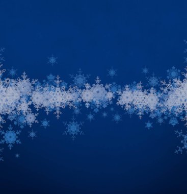 Kar taneleriyle soyut noel arkaplanı