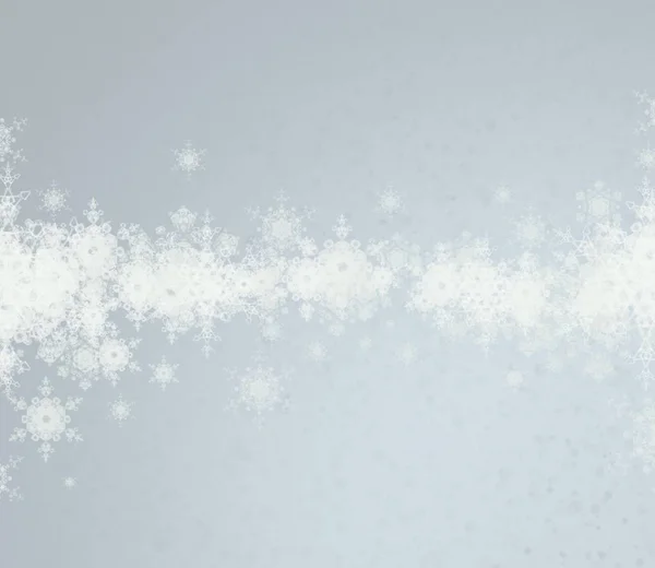 Abstract Christmas Background Snowflakes Space Text — Stock Photo, Image