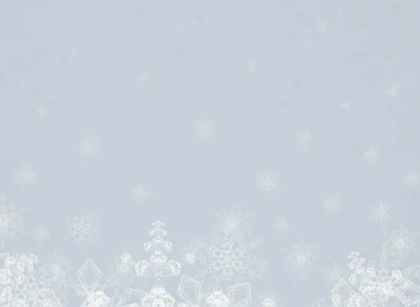 Abstraktní Vánoční Pozadí Sněhovými Vločkami Místem Pro Text — Stock fotografie