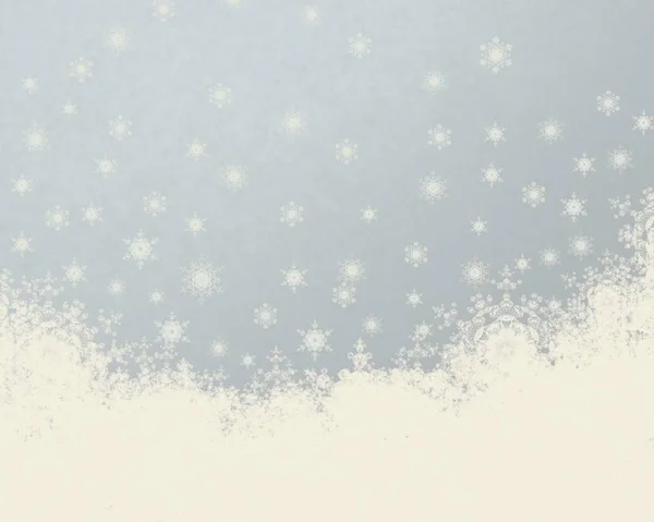 Fondo Navidad Abstracto Con Copos Nieve — Foto de Stock