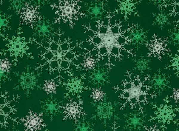 Abstract Seamless Background Snowflakes — Stock Photo, Image