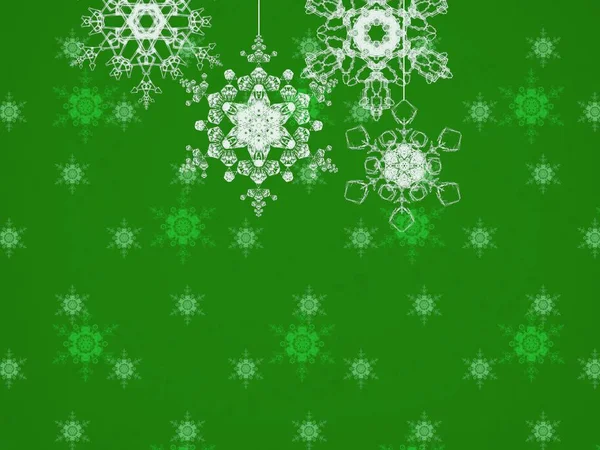 Abstract Christmas Background Snowflakes — Stock Photo, Image