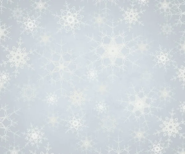 Fondo Navidad Abstracto Con Copos Nieve — Foto de Stock