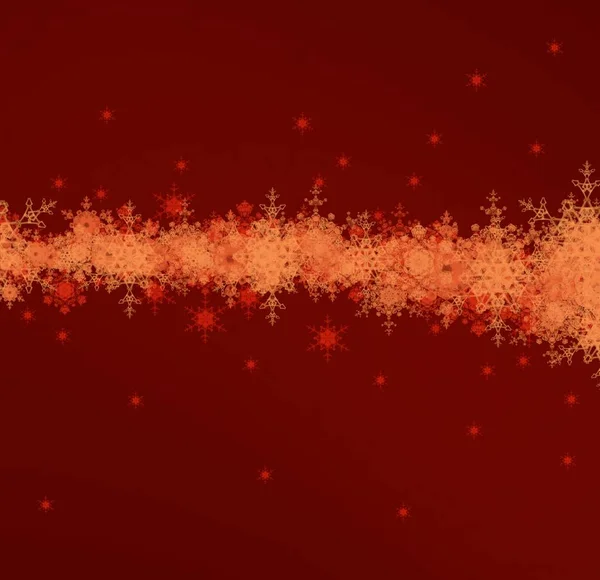 Abstrakte Weihnachten Hintergrund Mit Schneeflocken — Stockfoto