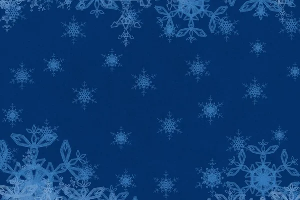 Abstract Christmas Background Snowflakes — Stock Photo, Image