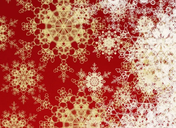 Abstrakcyjne Tło Płatkami Śniegu — Zdjęcie stockowe