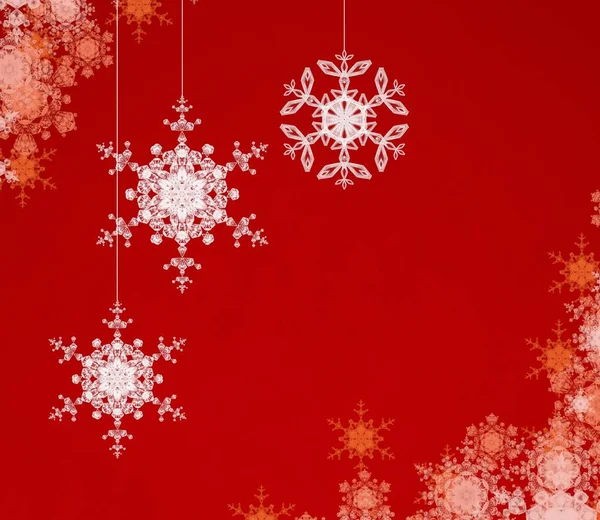 Abstract Seamless Background Snowflakes — Stock Photo, Image