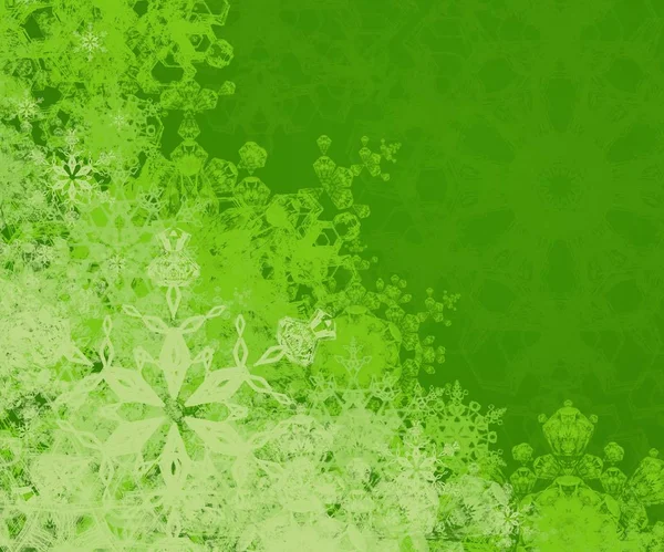 Abstrakcyjne Tło Zielonymi Liśćmi — Zdjęcie stockowe