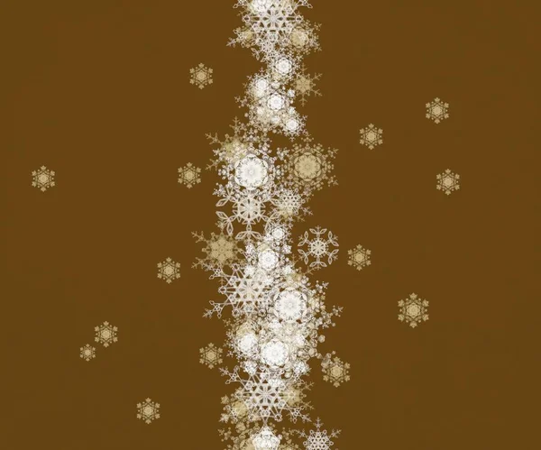 雪の結晶の抽象的な背景 — ストック写真