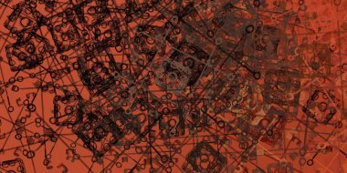 çiçek desenli soyut grunge arka plan