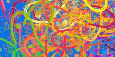 soyut renkli resim dokusu