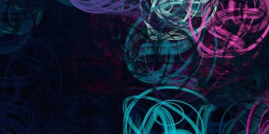 Fraktal ile Soyut Arkaplan