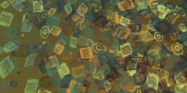 metin veya görüntü için alan ile soyut duvar kağıdı