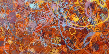 farklı desenlere sahip soyut grunge arkaplanı