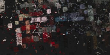 farklı desenlere sahip soyut grunge arkaplanı