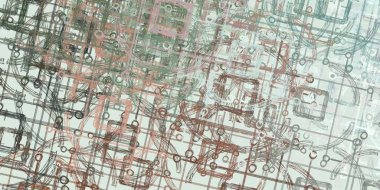 farklı desenlere sahip soyut grunge arkaplanı