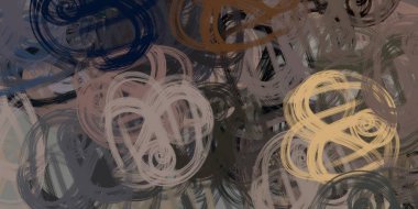 güzel bir soyut illüstrasyon