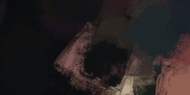 siyah arka plan üzerinde kırmızı boya