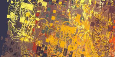 grunge desen soyut illüstrasyon