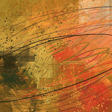 Farklı renk kalıplarına sahip soyut grunge arkaplanı