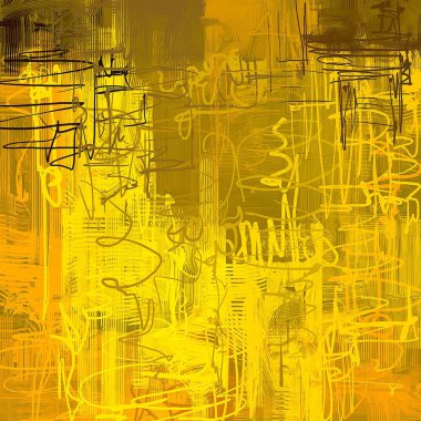 farklı desenleri ile soyut renkli duvar kağıdı