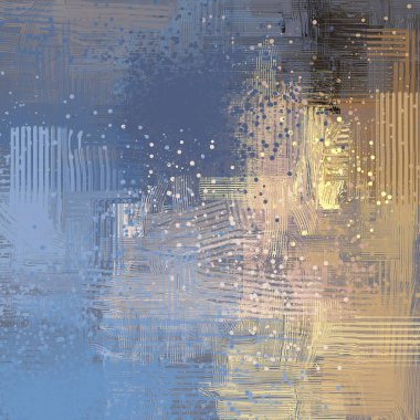 farklı desenleri ile soyut renkli duvar kağıdı