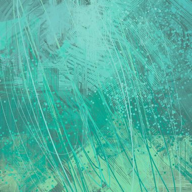 farklı desenleri ile soyut renkli duvar kağıdı