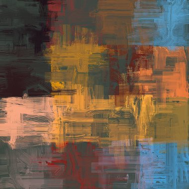 farklı desenleri ile soyut renkli duvar kağıdı