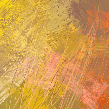 farklı desenleri ile soyut renkli duvar kağıdı