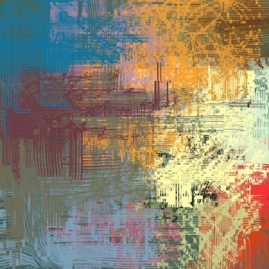 farklı desenleri ile soyut renkli duvar kağıdı