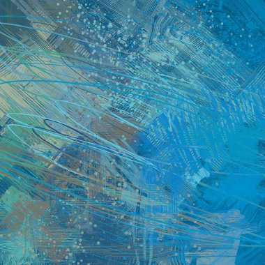 farklı desenleri ile soyut renkli duvar kağıdı