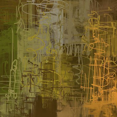 farklı desenleri ile soyut renkli duvar kağıdı