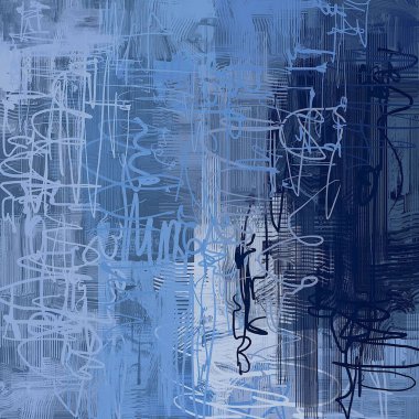 lekeleri ile soyut renkli boya duvar kağıdı