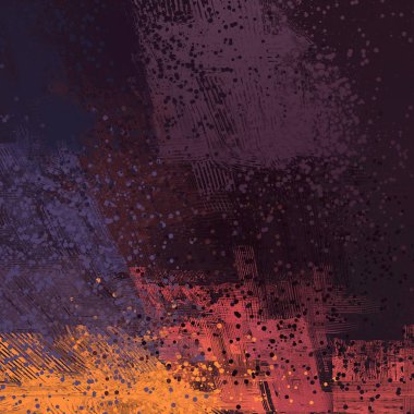 lekeleri ile soyut renkli boya duvar kağıdı