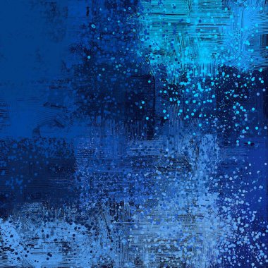 lekeleri ile soyut renkli boya duvar kağıdı