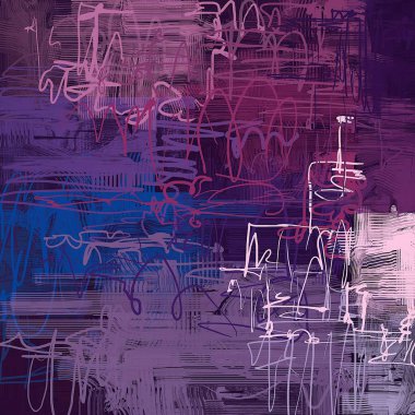 lekeleri ile soyut renkli boya duvar kağıdı