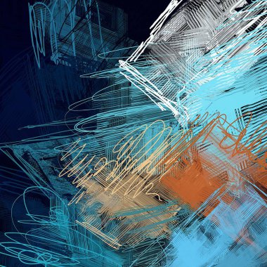 lekeleri ile soyut renkli boya duvar kağıdı