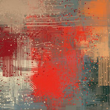 lekeleri ile soyut renkli boya duvar kağıdı