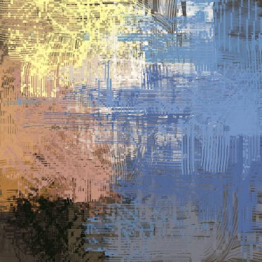 lekeleri ile soyut renkli boya duvar kağıdı