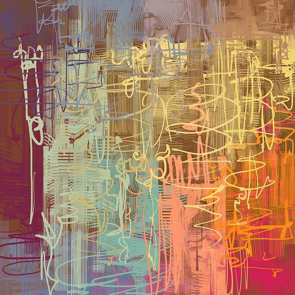 farklı desenleri ile soyut renkli duvar kağıdı