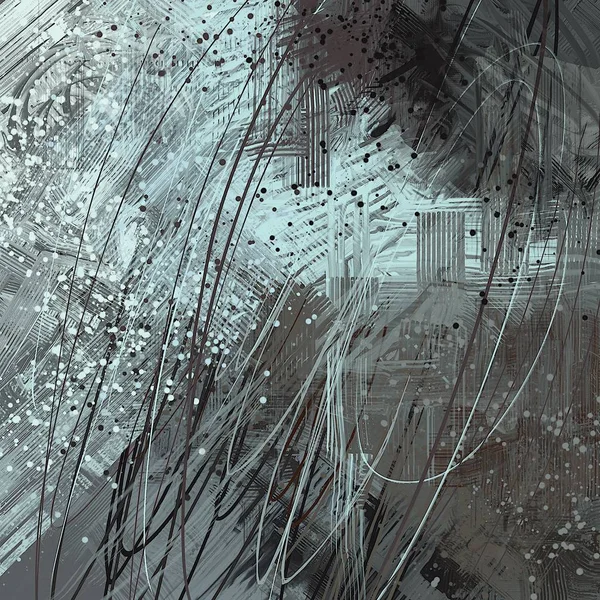 lekeleri ile soyut renkli boya duvar kağıdı