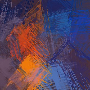 Farklı renk kalıplarına sahip soyut grunge arkaplanı