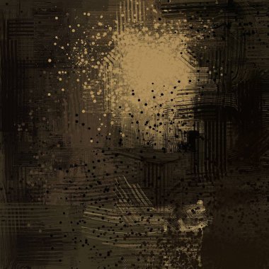 farklı desenler ile eski grunge arka plan