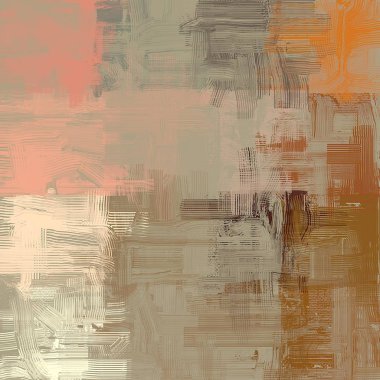 farklı Vintage desenleri ile eski grunge arka plan