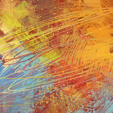 Farklı renk kalıplarına sahip soyut grunge arkaplanı